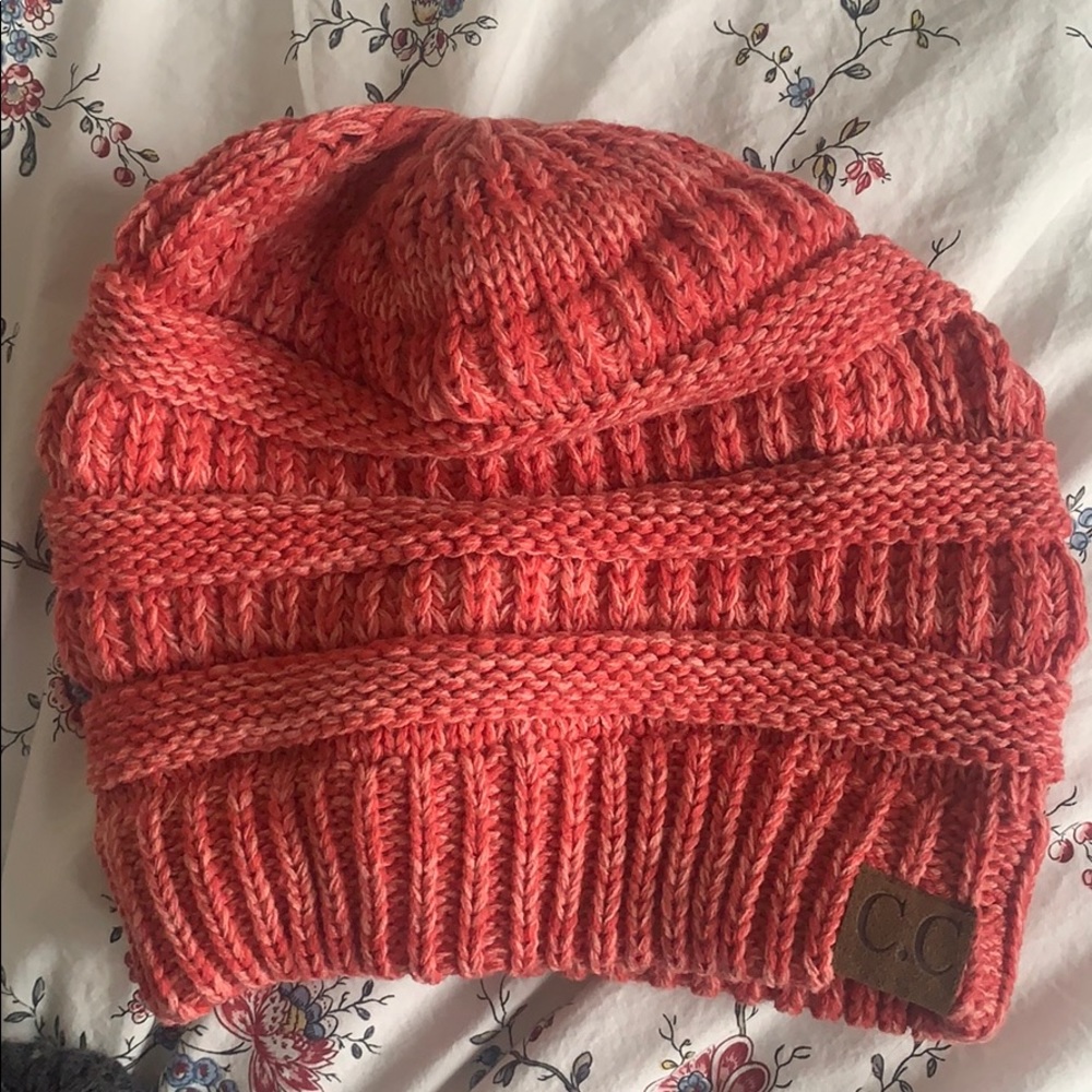 NWOT C.C Pink Beanie